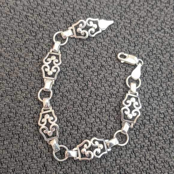 Sterling silver filigree bracelet - Picture 1 of 2